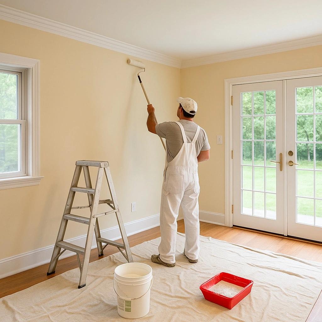 Interior of House in Action