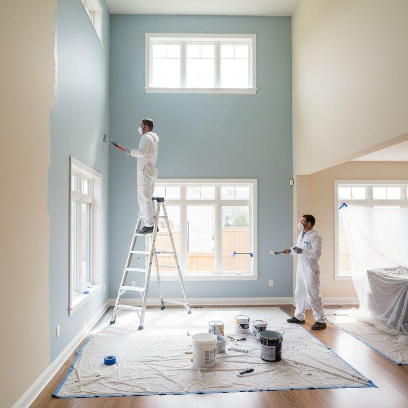 Interior of House in Action